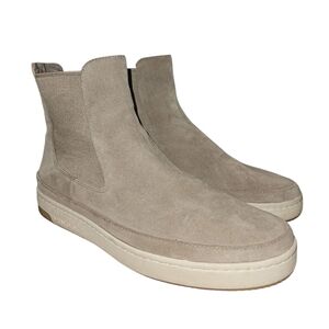 Vince Rhys Go Rain Water-proof Gray Suede Sneaker Boot Womens Size 7.5